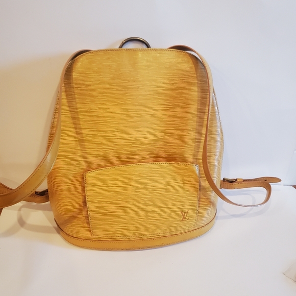 Louis Vuitton Gobelins EPI Yellow Leather Backpack - Picture 1 of 16